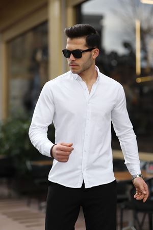 Erkek Klasik Slim Fit Gömlek