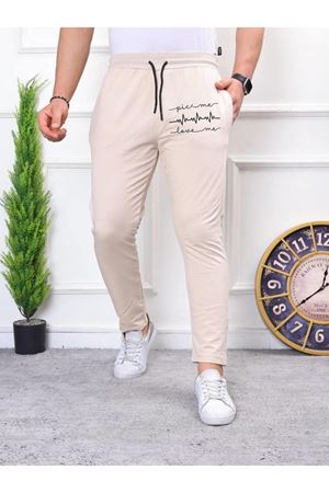 Erkek Iki Iplik Compact Kumaş Baskılı Eşofman