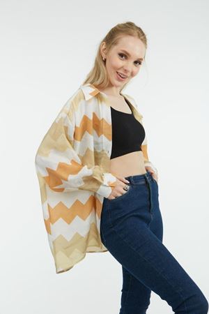 Kadın Owersize Uzun Basic Gömlek