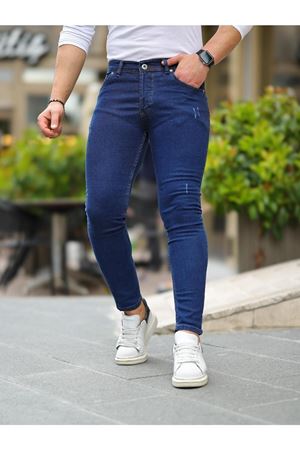 ERKEK SLİM FİT LİKRALI DENİM KOT PANTOLON JEAN
