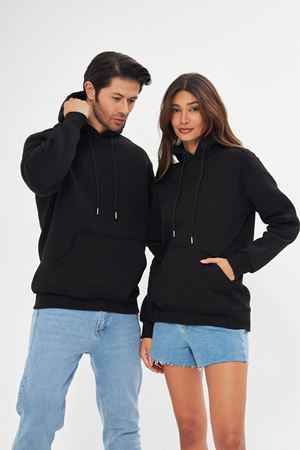 Unisex Oversize Kanguru Cepli Sweatshirt