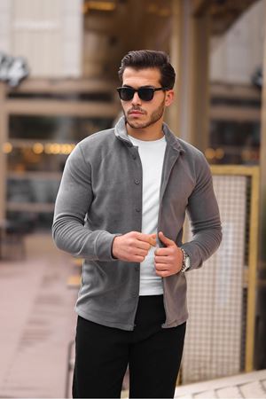 Erkek Polar Rahat Kalıp Gömlek