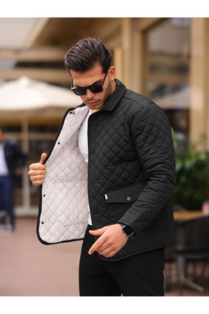 Çıtçıtlı Kürklü Kapitone Mont