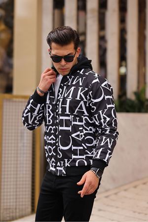 Erkek Içi Kürklü Suya Dayanıklı Çıkarıbilir Kapüşonlu Cepli Yağmurluk