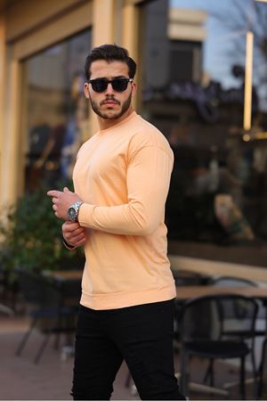 Sıfır Yaka Oversize Sweatshirt