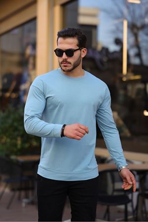 Sıfır Yaka Oversize Sweatshirt