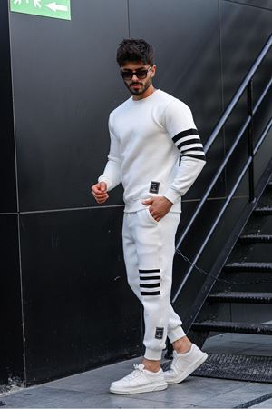 Droplu Üç İplik Eşofman Takımı