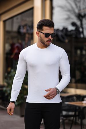 Jakarlı Mevsimlik Sweatshirt