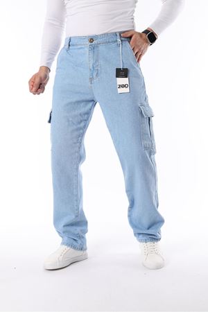 Erkek Kargo Cepli Baggy Pantolon