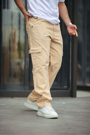Erkek Kargo Cepli Baggy Pantolon