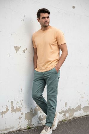 Erkek Kargo Cep Baggy Pantolon