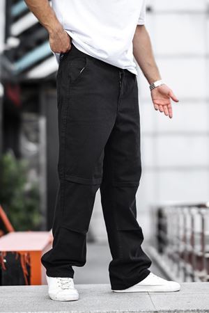 Erkek Kargo Cep Baggy Pantolon