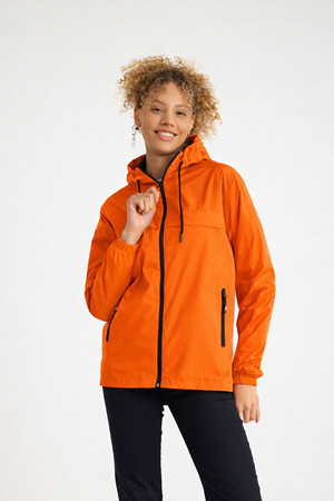 Kadın Içi Astarlı Suya Dayanıklı Kapüşonlu Yağmurluk