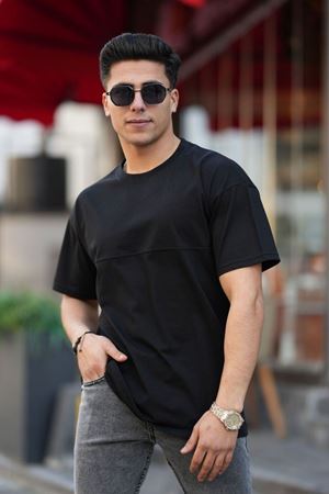 Oversize Dikiş İzli T-Shirt