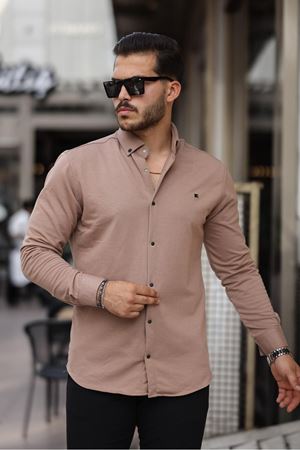 Düz Çıtçıtlı Kışlık Gömlek