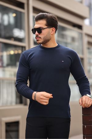 Sıfır Yaka Triko Kazak