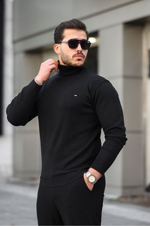 Erkek Tam Balıkçı Yaka Triko Kazak