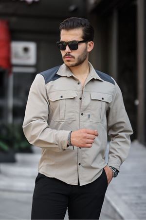 Paraşüt Kumaş Arka Patlı Gömlek