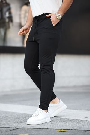 Erkek Dokuma Lastikli Jogger Pantolon