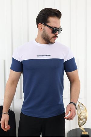 Çift Renk Baskılı T-Shirt