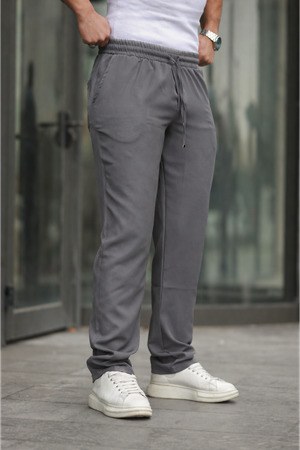 Erkek Trend Beli Lastikli Bol Paça Baggy Pantolon