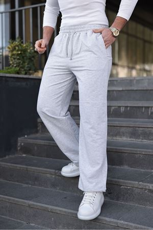 Erkek Günlük Yazlık Beli Lastikli A.Gri Eşofman Altı