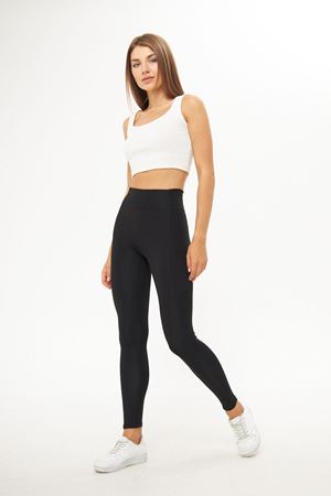 Karyukalı Oval Cepli Tam Boy Tayt