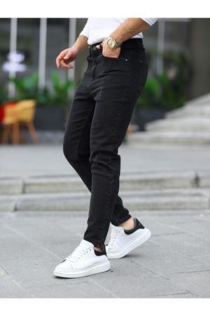 Erkek Likralı Boyfriend Jean Denim Kot Pantolon