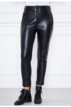 Kadın Deri Cepsiz Pantolon