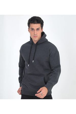 Erkek Oversize Kanguru Cep Sweatshirt