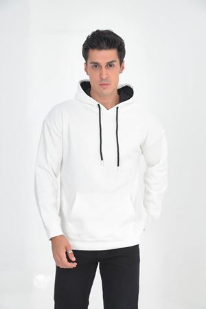 Erkek Oversize Kanguru Cep Sweatshirt