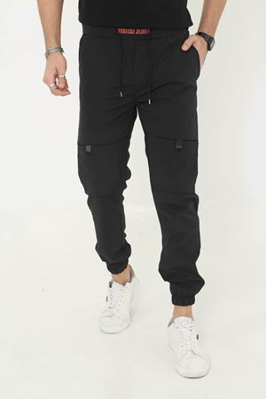 Erkek Paraşüt Kumaş Tarz Cepli Paça Ve Bel Lastikli Jogger Spor Pantolon