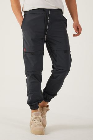 Erkek Paraşüt Kumaş Tarz Cepli Paça Ve Bel Lastikli Jogger Spor Pantolon