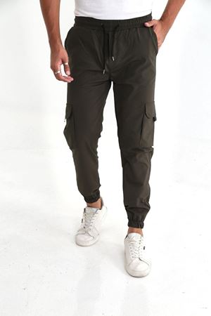 Erkek Paraşüt Kumaş Tarz Cepli Paça Ve Bel Lastikli Jogger Spor Pantolon