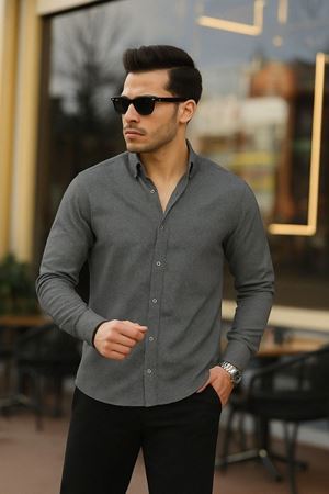 Erkek Klasik Slim Fit Gömlek