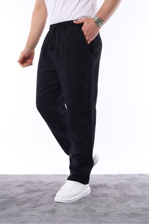 Keten Bağcıklı Jogger Pantolon