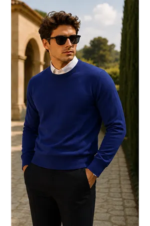 Erkek Premium Comfort Basic K.Lacivert Uzun Kazak