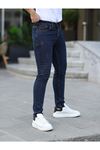 Erkek Slim Fit Likralı Denim Kot Pantolon