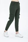 Kadın Jogger Rahat Kalıp Paça Lastikli Gabardin Pantolon