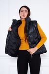 Kadın Şişme Deri Yelek