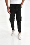 Erkek Paraşüt Kumaş Tarz Cepli Paça Ve Bel Lastikli Jogger Spor Pantolon