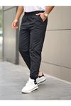 Unisex Antrasit Paça Lastikli Eşofman