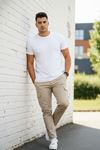 ERKEK KÖRÜKLÜ JOGGER PAÇA LASTİKSİZ PANTOLON