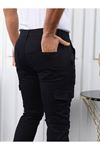 ERKEK KÖRÜKLÜ JOGGER PAÇA LASTİKSİZ PANTOLON