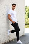 ERKEK KÖRÜKLÜ JOGGER PAÇA LASTİKSİZ PANTOLON