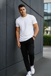 ERKEK KÖRÜKLÜ JOGGER PAÇA LASTİKSİZ PANTOLON