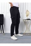 ERKEK KÖRÜKLÜ JOGGER PAÇA LASTİKSİZ PANTOLON