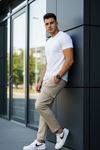 ERKEK KÖRÜKLÜ JOGGER PAÇA LASTİKSİZ PANTOLON