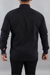 Erkek Slim Fit Çift Cepli Kot Gömlek