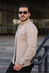 Erkek Slim Fit Çift Cepli Kot Gömlek